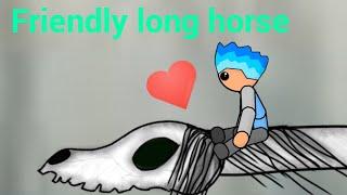 Long Horse Takes care of a Kid | [Dc2] Animation