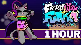 NYANSTEP - FNF 1 HOUR Songs (FNF OST Mod Vs Nyan Cat) Friday Night Funkin