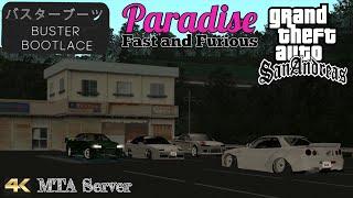 MTA SA: Fast & Furious Paradise - MTA Online Multiplayer Drift Server (4K60)