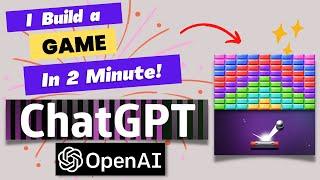 Build a Bricks Breaker Game using ChatGPT #openai #chatgpt
