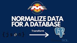 Normalize Data Using FME Desktop