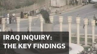 Iraq War Inquiry: The Key Findings