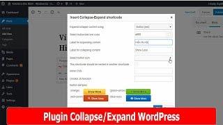 Plugin Show Hide Collapse Expand wordpress