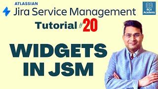 How to add Widgets in Jira Service Management | Tutorial #20