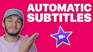 How to Add Subtitles on iMovie - Automatic Subtitles