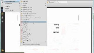 Adobe Reader- Part 1- Adding Basic Text Box and Text