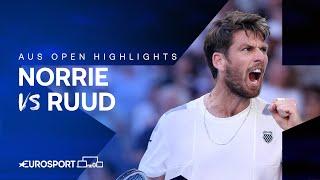 Cameron Norrie v Casper Ruud | Round Three | Extended Australian Open 2024 Highlights 