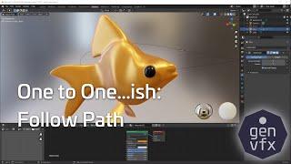 ONE BY ONE - Constraints: Follow Path in Blender