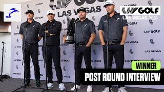 SMASH WINNER INTERVIEW: "Love This Team, Excited For the Future" | LIV Golf Las Vegas