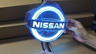 LED Nissan Light Up Emblem With Dynamic Effect