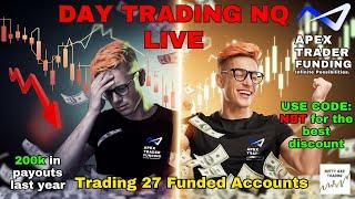 **LIVE** DAY TRADING - COPY TRADING 27 FUNDED ACCOUNTS and 1 LIVE ACCOUNT - CODE NBT