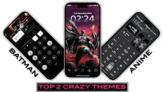 Xiaomi HyperOS Top 2 Crazy Themes  Batman Theme For HyperOS Anime Theme For Miui14  HyperOS Theme