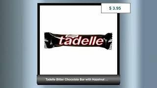 Tadelle Bitter Chocolate Bar with Hazelnut - 30gr