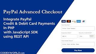 PayPal Advanced Checkout Card Payments Integration in PHP