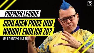 Wer holt sich den nächsten Playoff-Platz? Premier League Darts | 15. Spieltag - Leeds | DAZN