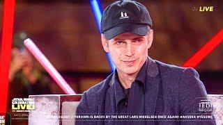 This made Hayden Christensen TEAR UP at Star Wars Celebration