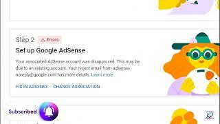 Your associated AdSense account was disapproved ?? | AdSense Account Problem Solving 