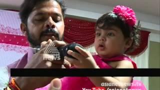 Sreesanth celebrates daughter's birthday with Shashi Tharoor