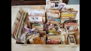 Junk Journal Ephemera Holder Storage Box DIY Tutorial for Organization #LGO2022