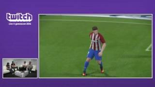 Gamescom 2016 PES 2017  (Pro Evolution Soccer 2017)  (Gameplay - Review - interview)