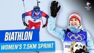 Biathlon - Women's 7.5km Sprint | Full Replay | #Beijing2022