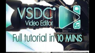 VSDC Video Editor - Tutorial for Beginners in 10 MINUTES!