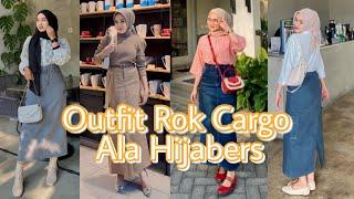 Outfit Rok Cargo Ala Hijabers | tampil cantik namun Simple  Link Produk Cek di Deskripsi 