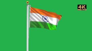 indian flag blue screen | Indian flag waving green screen 4k free download