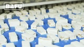 конфеты нуга, линия по производству шоколадных батончиков, автоматическая упаковочная машина