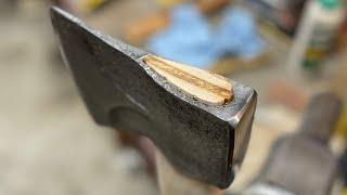 Stumptown Axes Live Axe Wedging