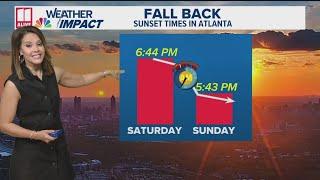 Remember to set clocks back for daylight saving time this Saturday