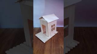 Ide Kreatif Membuat Miniatur Rumah Sederhana Dari Stik Es Krim Yang