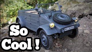 Reviewing RC products from Temu. inflatable 2.2 tires and the Roc Hobby Kubelwagen