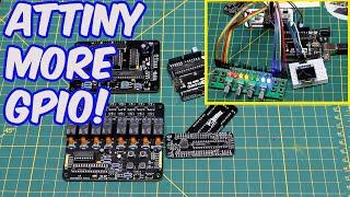 ATTiny with 16 Extra GPIO: MCP23017 GPIO Expander with 0-Series 1-Series Devices