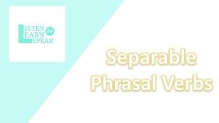 What are Separable Phrasal Verbs?