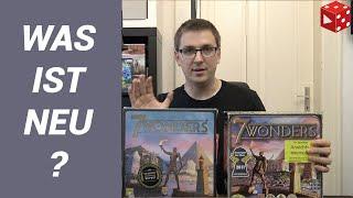 7 Wonders (Neue Edition) - WAS IST NEU? (Antoine Bauza, Repos Production 2010 / 2020)