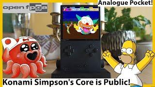 Big Analogue Pocket News! The Simpsons Arcade Core Goes Public