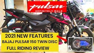 Bajaj Pulsar 150 Twin Disc BS6 2021 | New Features | Review | Riding Review | tamil | Vijai Vlogs