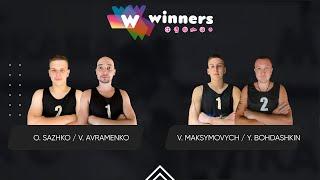 Winners Beach Volleyball. Men. O. Sazhko / V. Avramenko - V. Maksymovych / Y. Bohdashkin 22.04.2024