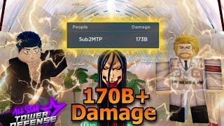 Damage Farm With Eren 6 Star, 170B+ Damage (The Rumbling) | Solo Gameplay | All Star Tower Defense