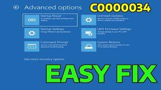 How To Fix Fatal Error c0000034 Applying Update Operation in Windows