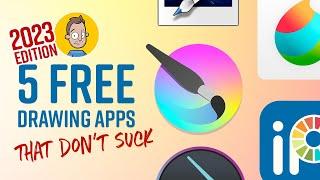 5 Free (and Really Good) Drawing & Painting Apps - 2023 EDITION