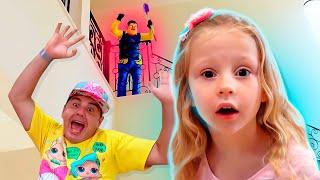Nastya e papai momentos mais engraçados para as crianças - Compilação de vídeos