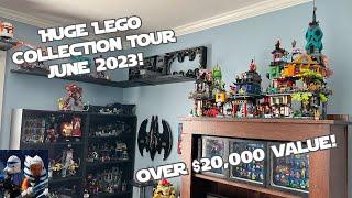 MASSIVE LEGO Collection Tour! June 2023! (Over $20,000 USD Value)