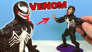 ВЕНОМ - Лепим из пластилина | VENOM Видео Лепка