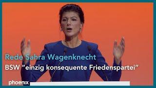 BSW-Parteitag: Rede von Sahra Wagenknecht (Parteivorsitzende und Kanzlerkandidatin) | 12.01.25