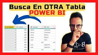  Como unir o cruzar dos tablas en POWER BI usando Power Query combinar consultas externa izquierda