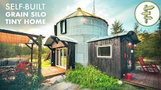 Grain Silo Converted into Amazing Off-Grid Tiny House – FULL TOUR