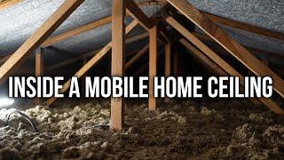 Watch this Before you Renovate a Mobile Home - Ceiling, Attic, and Roof