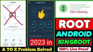 How To Rooting Any Android With KingRoot New Method 2023 Working Android 11 10 9 8.1 Fix 1% Problem